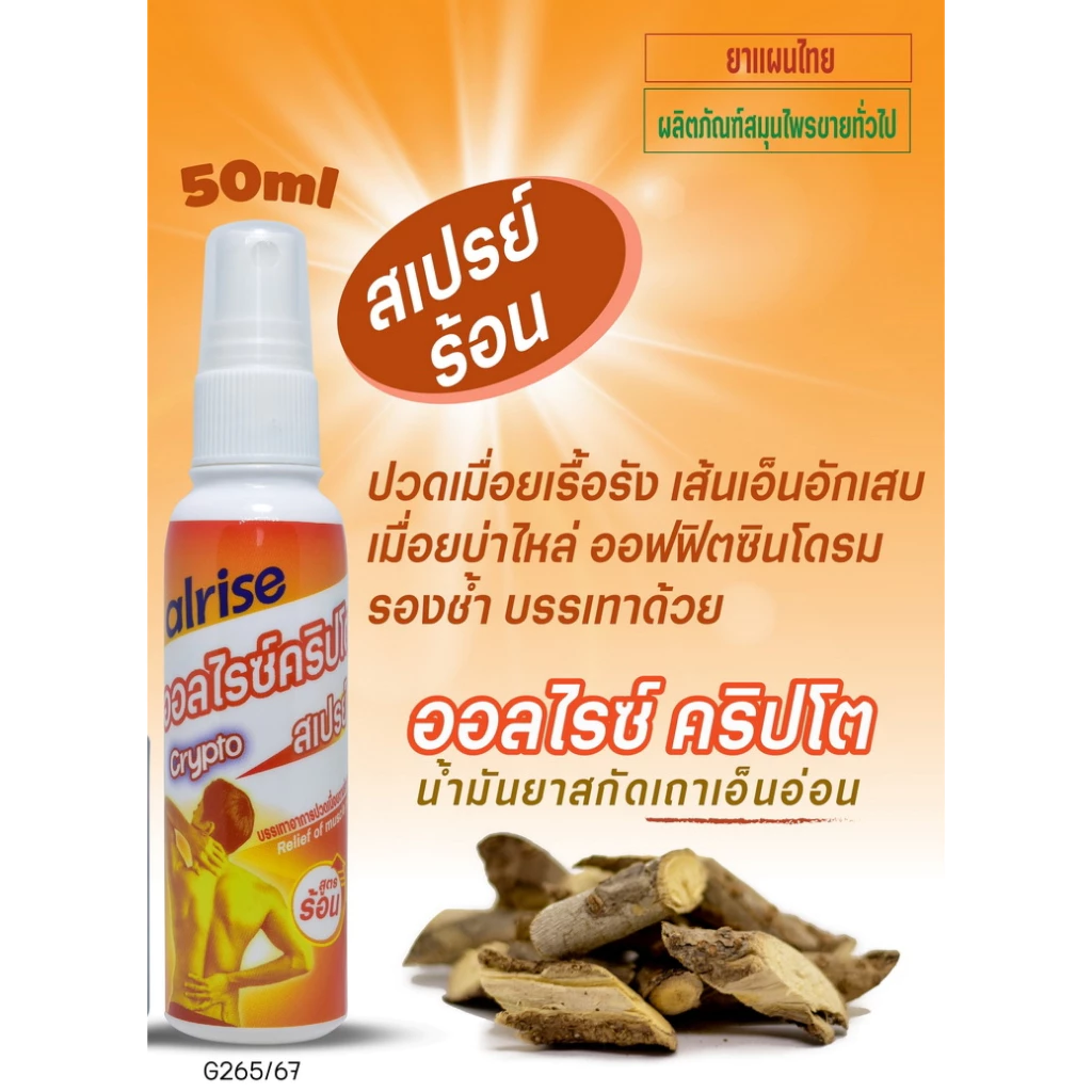 Alrise Crypto Spray 50 ml - Hot
