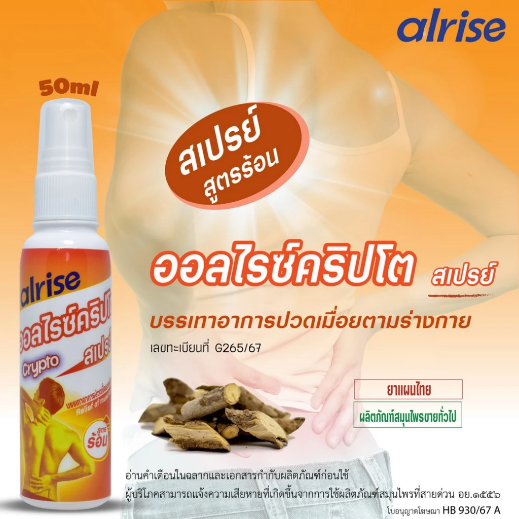 Alrise Crypto Spray 50 ml - Hot