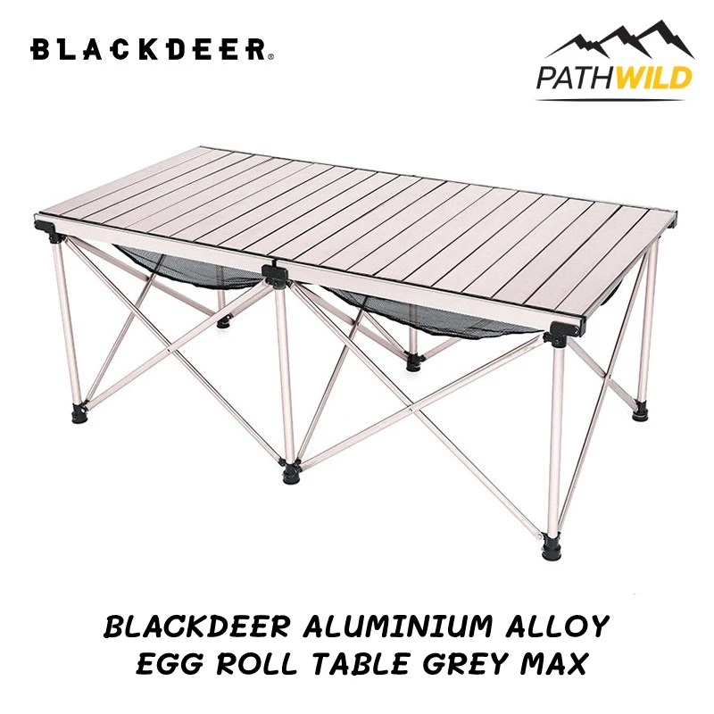 BLACKDEER ALUMINIUM ALLOY EGG ROLL TABLE GRAY MAX