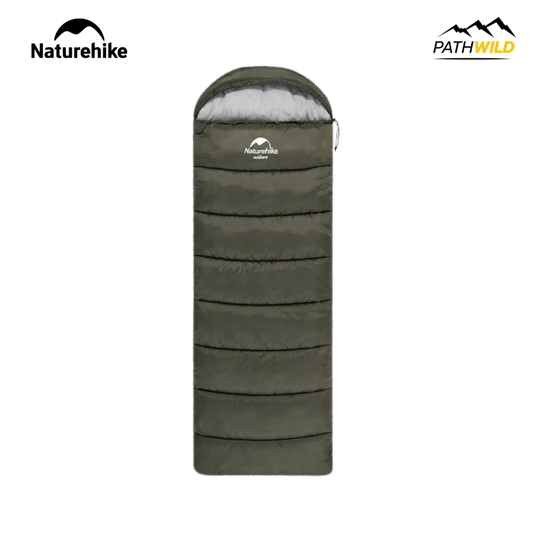 NATUREHIKE U250 Series Envelope Sleeping Bag With Hood
