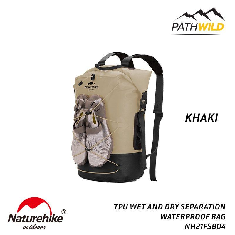 NATUREHIKE TB03 SHIMMER TPU WET AND DRY SEPARATION WATERPROOF BAG NH21FSB04