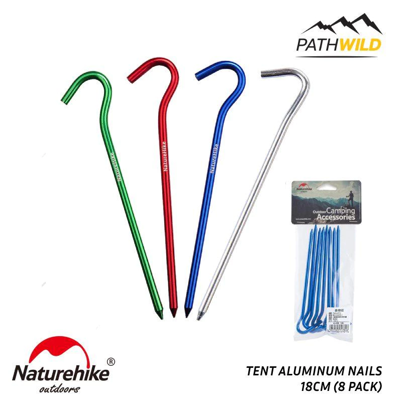 NATUREHIKE TENT ALUMINUM NAILS 16 CM (8 PACK)