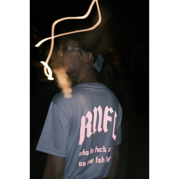 SCSL x RUN NOW FAB LATER - SILVER GREY / RED REFLECTIVE