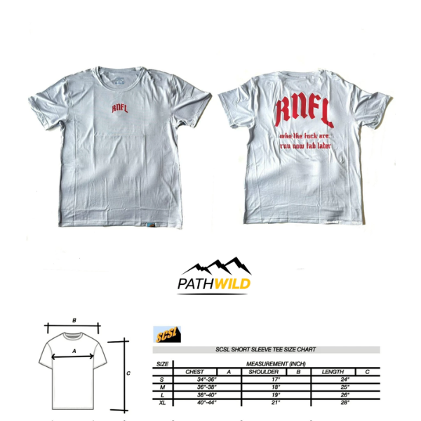 SCSL x RUN NOW FAB LATER - SILVER GREY / RED REFLECTIVE