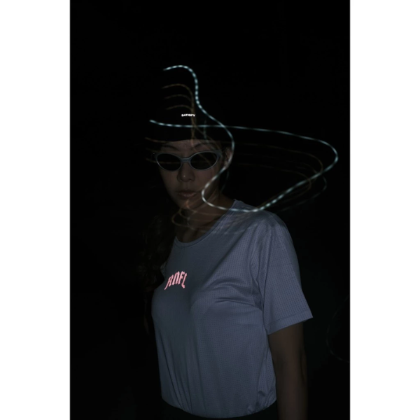 SCSL x RUN NOW FAB LATER - SILVER GREY / RED REFLECTIVE