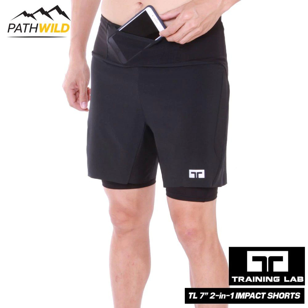 TRAINING LAB TL 7” 2 IN 1 IMPACT SHORTS