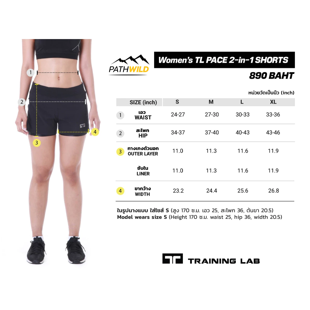 TRAINING LAB TL Pace 2-in-1 Shorts