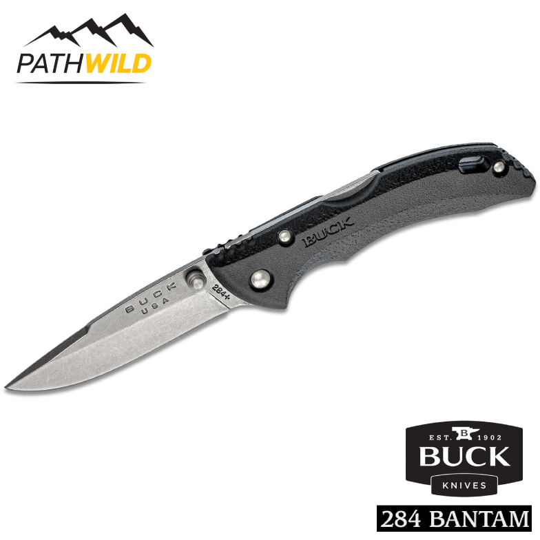 Buck 284 Bantam / Black   Pinpac