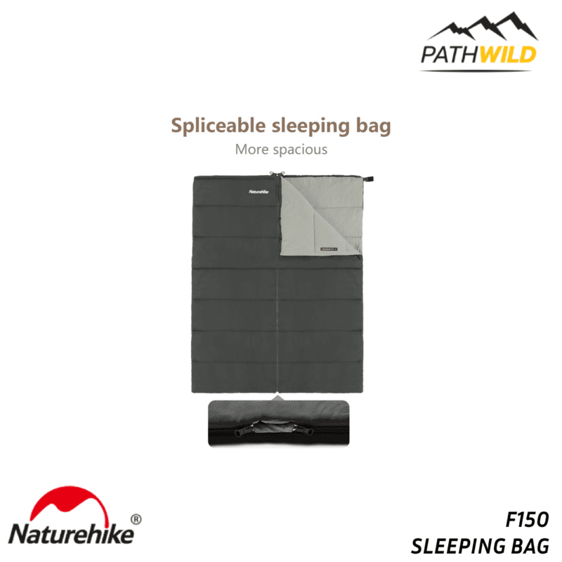 ถุงนอนกันหนาว ถุงนอนพกพา ถุงนอน NATUREHIKE ขายถุงนอน ถุงนอนทรงสี่เหลี่ยม Pathwild
