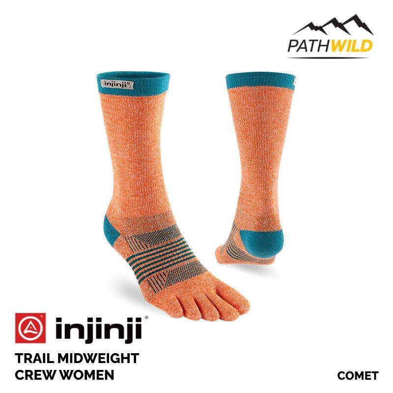 injinji trail socks ถุงเท้าวิ่ง ถุงเท้าวิ่งเทรล ถุงเท้าแยกนิ้ว ถุงเท้าครึ่งแข้ง ถุงเท้ากระชับกล้ามเนื้อ ถุงเท้านุ่ม ไม่เสียดสี ร้านPATHWILD