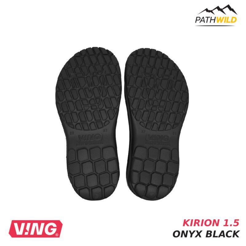รองเท้าแตะวิ่งมาราธอน รองเท้าVING KIRION1.5 รองเท้าพื้นนุ่ม รองเท้าเพื่อสุขภาพ รองเท้าแก้รองช้ำ สีดำ