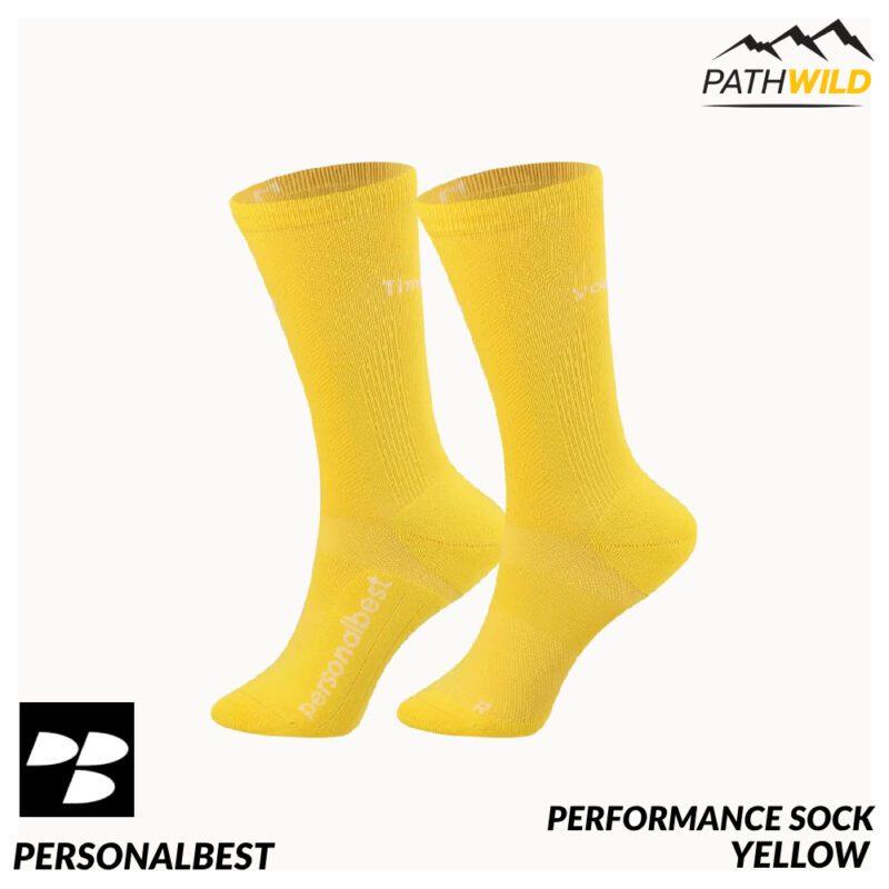 ถุงเท้าสีเหลือง ถุงเท้ากระชับน่อง ถุงเท้าครึ่งแข้ง ถุงเท้าวิ่ง ถุงเท้าเดินป่า ถุงเท้าระบายอากาศ ถุงเท้าใส่ไม่เหม็น PATHWILD