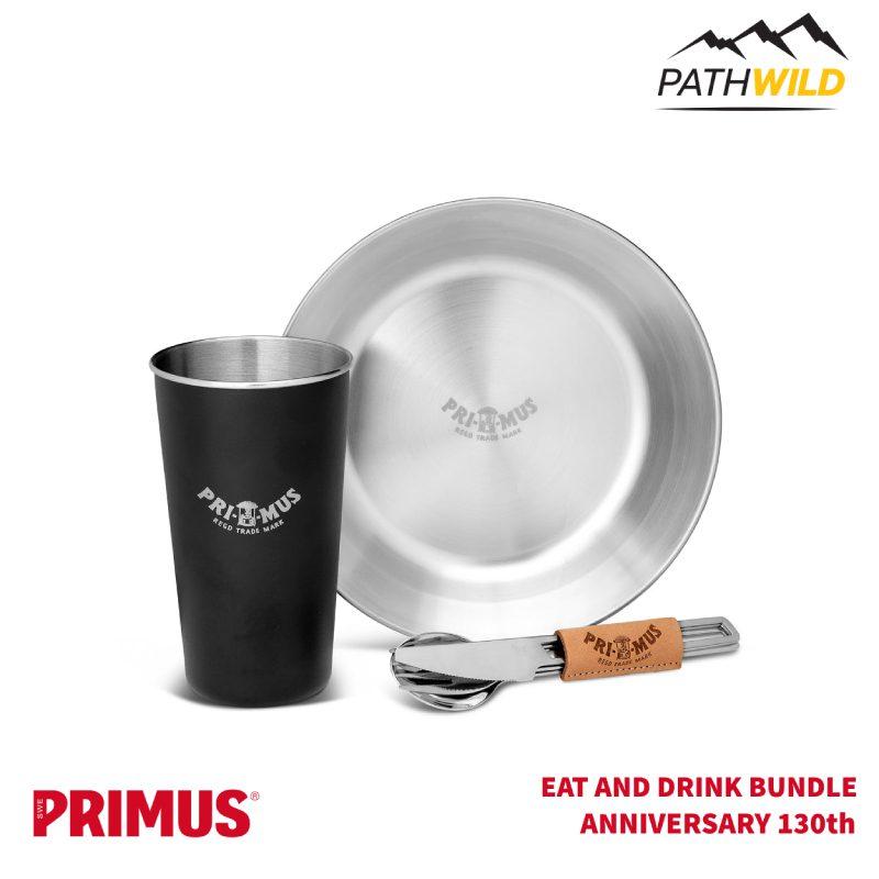 PRIMUS EAT AND DRINK BUNDLE 130th ชุดเซตจานช้อนส้อมมีดแก้วน้ำ ชุดเซตทานข้าว