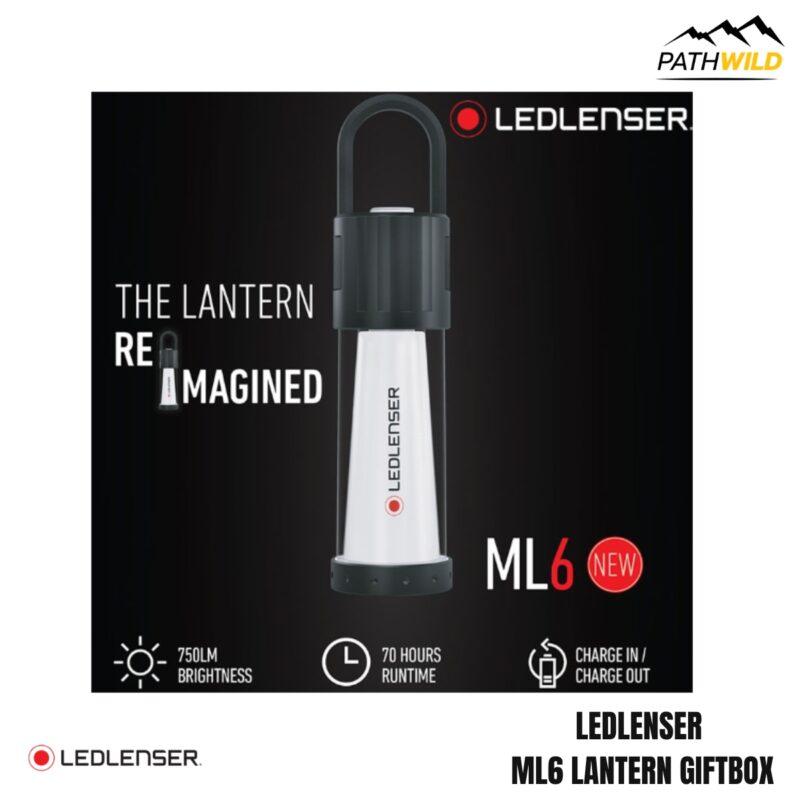 โคมไฟแค้มปิ้ง ตะเกียงพกพา LEDLENSER ML6 LANTERN GIFTBOX โคมไฟLED ตะเกียงแค้มปิ้ง ตะเกียงLED