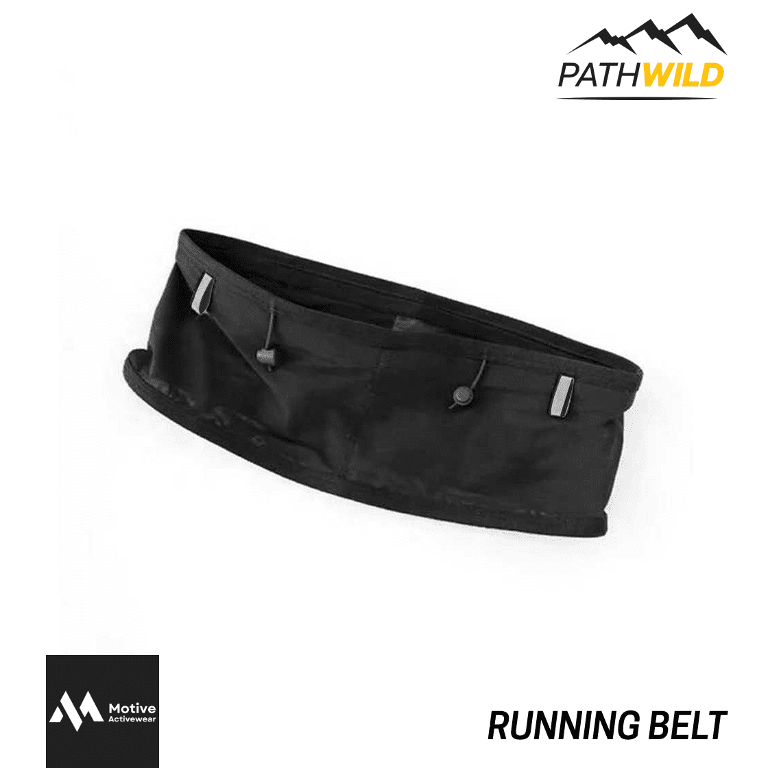 กระเป๋าคาดเอวแบบสวม Running belt Motive กระเป๋าคาดเอว สายคาดเอว กระเป๋าคาดเอวใส่ขวดน้ำนิ่ม สายคาดเอววิ่ง PATHWILD