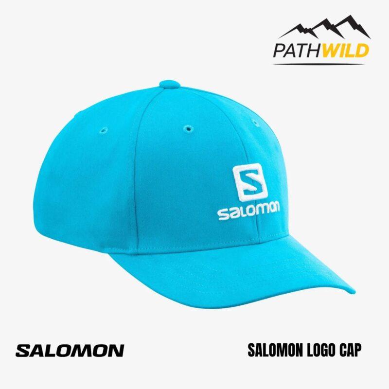 SALOMON LOGO CAP S หมวกcap หมวกกันแดด หมวกoutdoor หมวกแก๊ป หมวกวิ่งเทรล หมวกเดินป่า