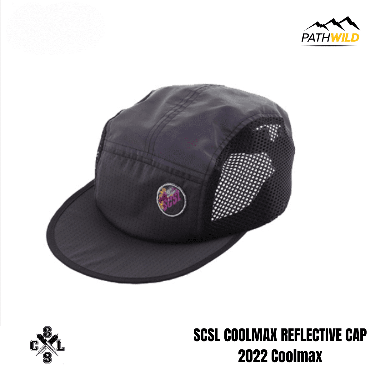 หมวกแก๊ปสะท้อนแสง หมวกแก๊ปกันแดด SCSL COOLMAX REFLECTIVE CAP 2022 Coolmax หมวกCAPกันแดด หมวกแก๊ป หมวกออกกำลังกาย หมวกวิ่ง