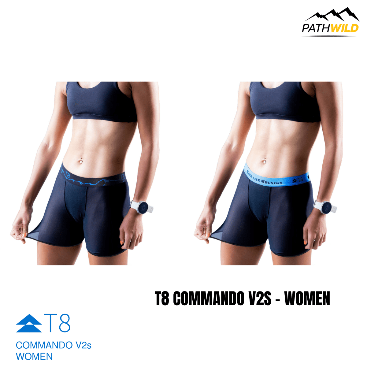 กางเกงในวิ่งผู้หญิง T8 COMMANDO V2S – WOMEN