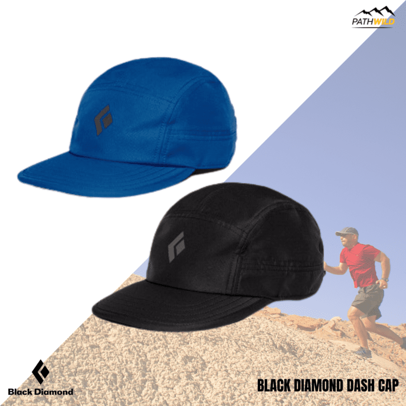 BLACK DIAMOND DASH CAP BLACK หมวกวิ่ง หมวกวิ่งเทรล หมวกเดินป่า หมวกกันแดด