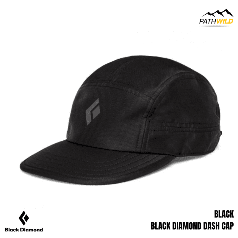 BLACK DIAMOND DASH CAP BLACK หมวกวิ่ง หมวกวิ่งเทรล หมวกเดินป่า หมวกกันแดด