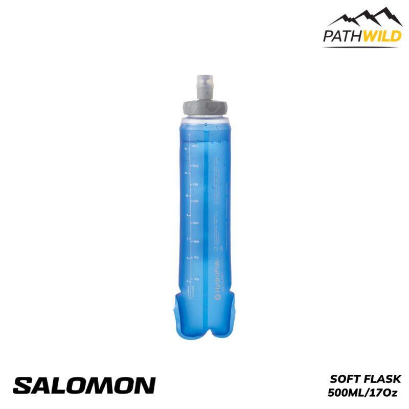 ขวดน้ำนิ่ม Salomon ขวดน้ำนิ่ม ขวดน้ำนิ่มวิ่ง ขวดน้ำแบบนิ่ม Salomon soft flask 500 ml pathwild