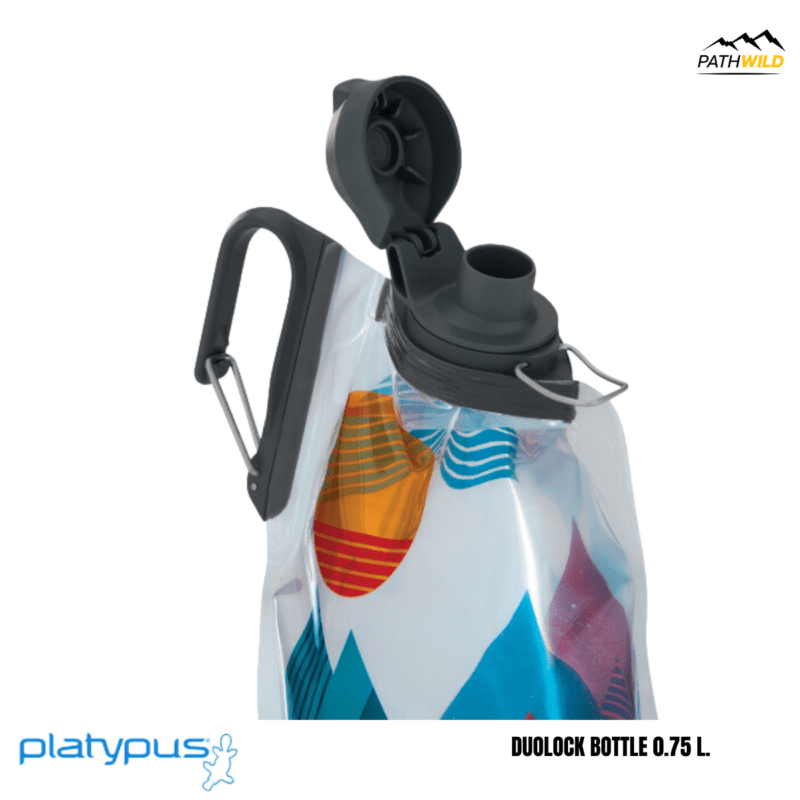 PLATYPUS DUOLOCK BOTTLE 0.75L ถุงน้ำพับได้ ขวดน้ำพับได้ ขวดน้ำพับพกพา