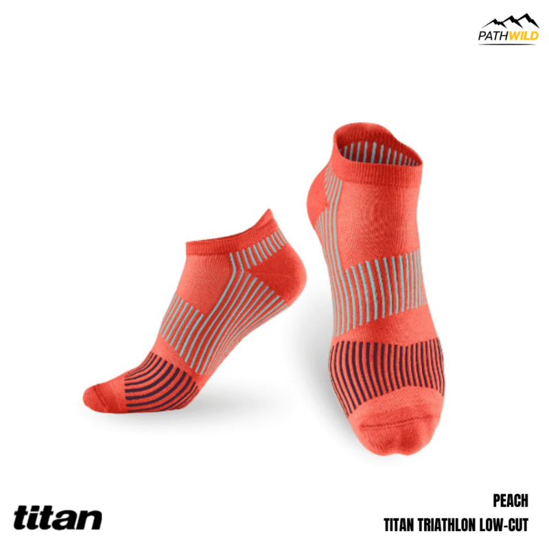ถุงเท้ากีฬา ถุงเท้าวิ่ง ถุงเท้าออกกำลังกาย ถุงเท้ามีแถบกันลื่น ถุงเท้าวิ่ง TITAN