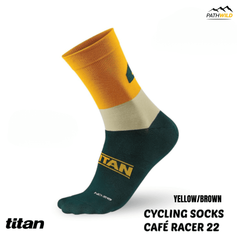 ถุงเท้ากันเสียดสี ถุงเท้ากีฬา ถุงเท้าข้อสั้น ถุงเท้าปั่นจักรยาน ถุงเท้า TITAN