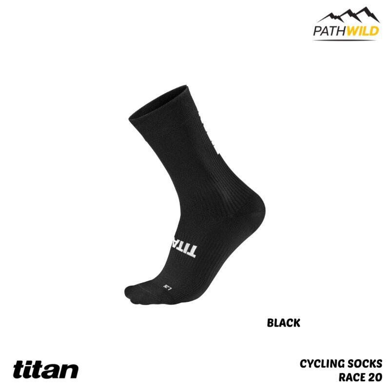 ถุงเท้าปั่นจักรยาน ถุงเท้าครึ่งหน้าแข้ง ถุงเท้าปั่นจักรยาน Titan ถุงเท้าจักรยาน ถุงเท้าระบายอากาศดี ร้านPATHWILD PATHWILD