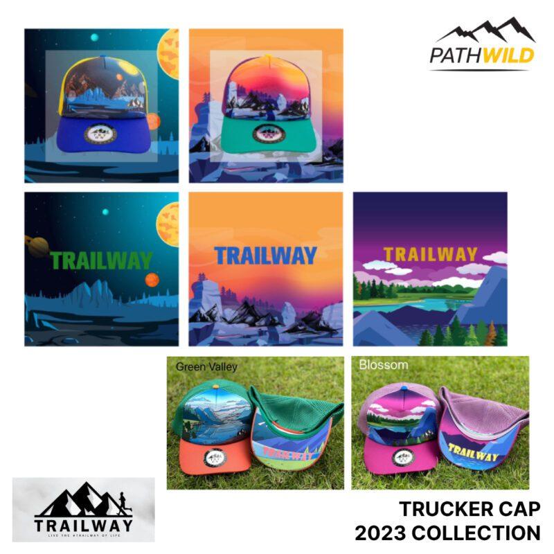 trailway หมวกแก๊ปวิ่งเทรล หมวกแก๊ปออกกำลังกาย หมวกวิ่งแก๊ปวิ่งกันแดด หมวกแก๊ปวิ่ง TRAILWAY
